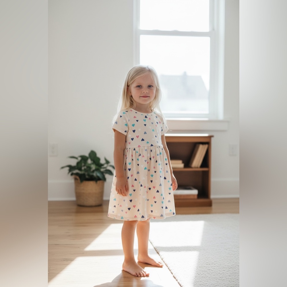 Wonder Nation Pink and Blue Jumpsuit with Playful Pattern